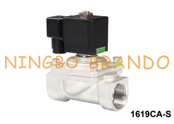 1'' Hot Water And Steam Solenoid Valve Stainless Steel 24V 220V