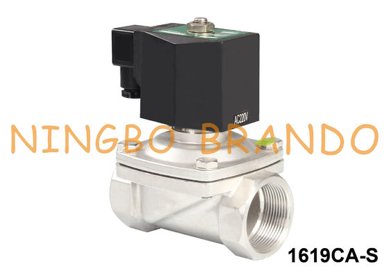 1 1/4'' High Temperature Hot Water Solenoid Valve 24V DC 220V AC