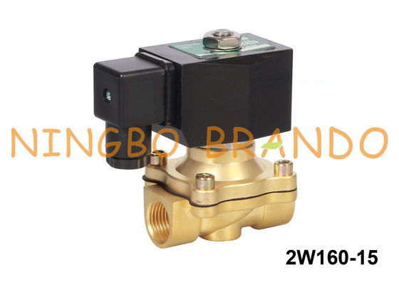 1/2'' Brass Water Solenoid Valve 2 Way Normally Closed 24V 220V