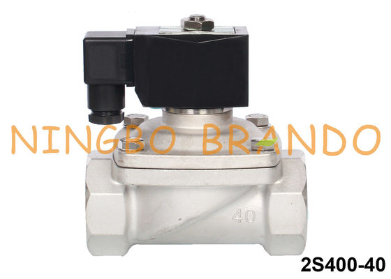 1.5'' DN40 Electric Solenoid Water Valve Stainless Steel 24V 220V