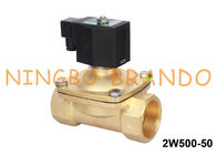 2'' 2 Way NC Electric Brass Solenoid Valve Water 24V DC 220V AC