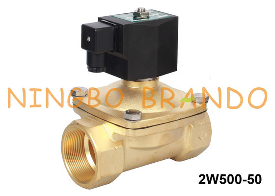 2 Inch Brass Water Solenoid Valve 2 Way Normally Closed 24V 220V