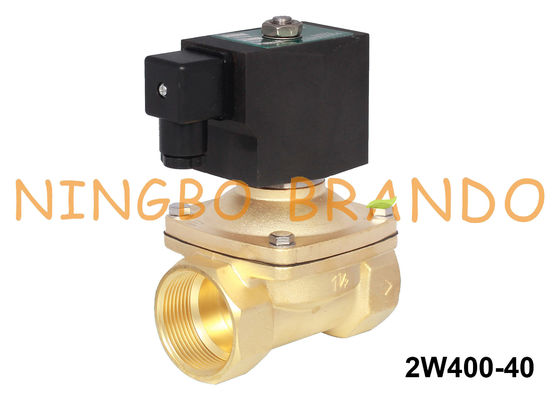 1 1/2'' 2 Way Electric Brass Solenoid Valve Water 24V DC 220V AC