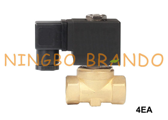 2 Way NC Diaphragm Pilot Operated Brass Solenoid Valve 24V 220V