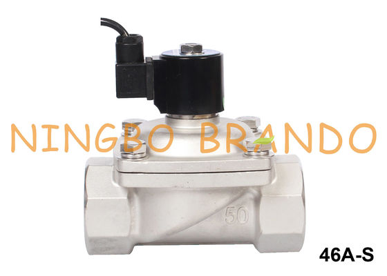 Fountain Stainless Steel Solenoid Valve 2'' IP68 Underwater Waterproof