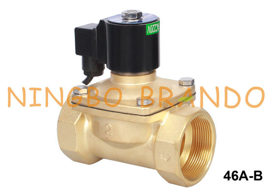 2 Inch Brass Music Fountain Solenoid Valve IP68 Waterproof 24V 220V