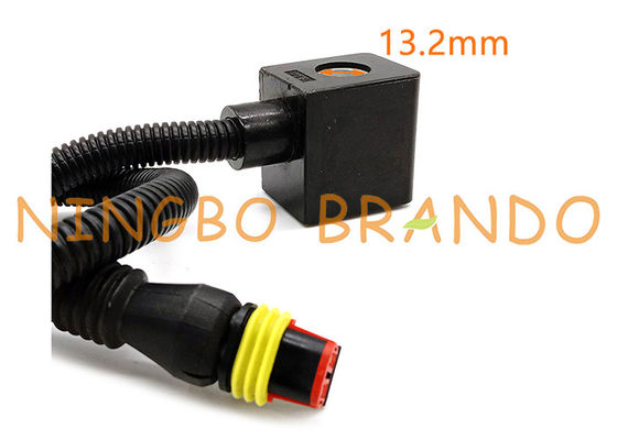 13mm Hole Automotive Parts Plug Connector 0200 Solenoid Valve Coil