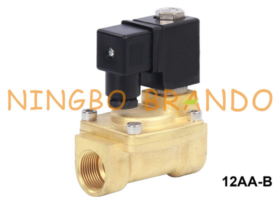 3/4 Inch Water Air Latching Type Brass Solenoid Valve 6V 12V 24V DC