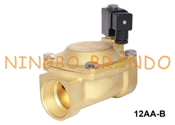 2'' Water Air Latching Type Brass Solenoid Valve 6VDC 12VDC 24VDC