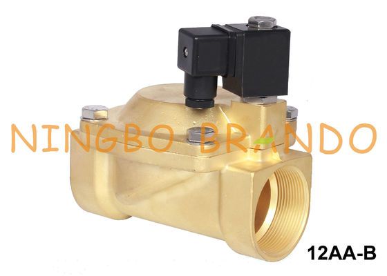 2 Inch Water Air Latching Coil Brass Solenoid Valve 6V 12V 24V DC