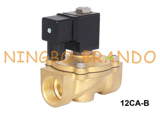 1'' 2 Way Brass Latching Water Air Solenoid Valve 6V 12V 24V DC