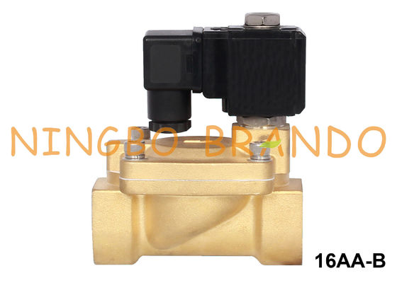 PTFE Diaphragm Pilot Operated Brass Solenoid Valve 1 Inch 24V 220V