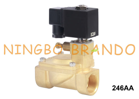 1'' Fire Fighting Water Brass Solenoid Valve With Manual Override