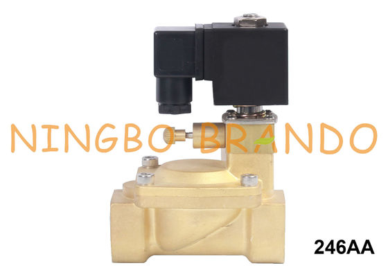 1'' Manual Close Water Brass Solenoid Valve For Fire Protection