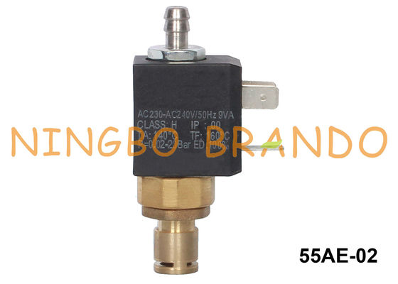 2/2 Way Normally Open Brass Electric Solenoid Valve For Coffee Machines