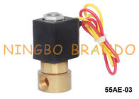 1/8'' 2 Way NC Direct Acting Brass Solenoid Valve With FKM Seal