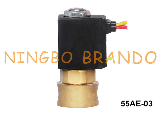 1/8'' 2-Way Direct Operated Brass Solenoid Valve FKM Seal 24V 220V