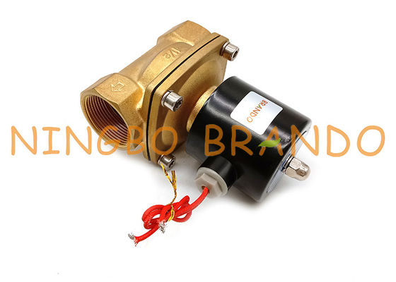 UW-40 2W400-40 1-1/2 Inch Semi-Diaphragm Brass Solenoid Valve