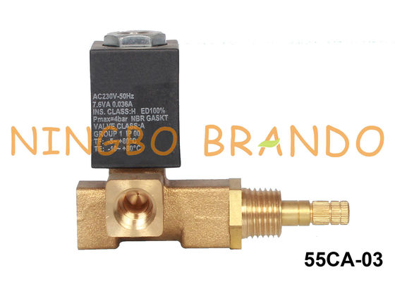 Flow Adjustable Coalgas Natural Gas Brass Solenoid Valve For Oven