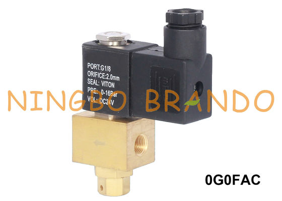 Petrol Diesel Fuel Shut-off Brass Solenoid Valve 1/8'' 12V 24V DC