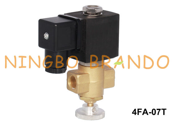 Coalgas Natural Gas Brass Solenoid Valve Adjustable Flow 1/4'' 24V 220V