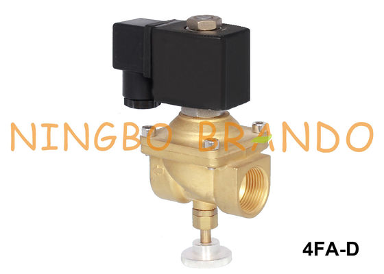 1/2'' LPG Natural Gas Brass Solenoid Valve Adjustable Flow 24VDC 220VAC