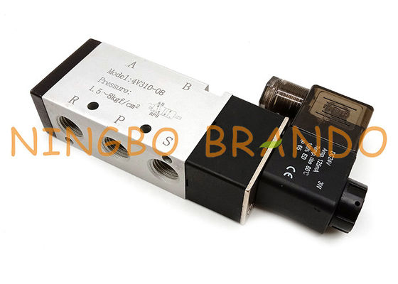 Airtac Type 4V310-08 Single Coil 5/2 Way Pneumatic Solenoid Valve