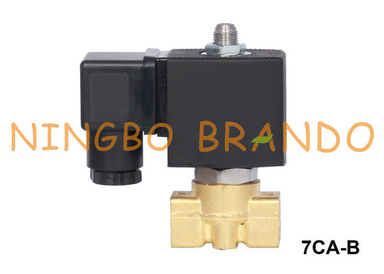 3-Way Water Air Brass Solenoid Valve 1/8'' 1/4'' 12VDC 24VDC 110VAC 220VAC