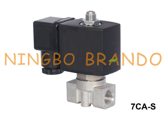 3 Way Water Air Stainless Steel Solenoid Valve 1/8'' 1/4'' 12V 24V 110V 220V