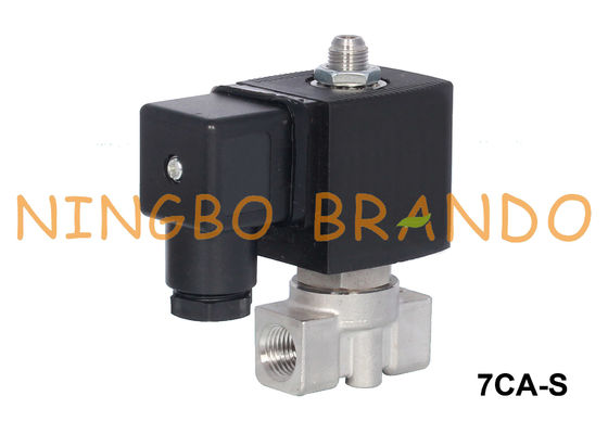 3 Way NC Stainless Steel Solenoid Valve 1/8'' 1/4'' 12VDC 24VDC 110VAC 220VAC