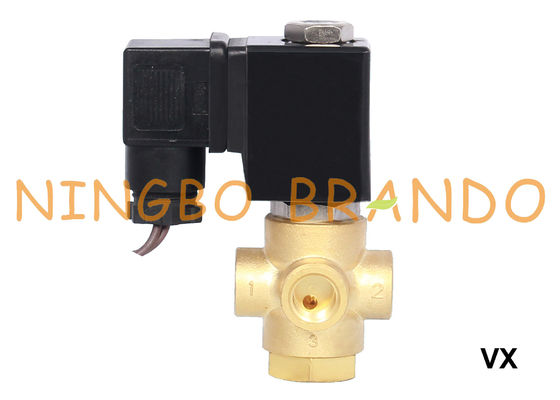 3 Way Universal Brass Solenoid Valve 1/8'' 1/4'' 12V 24V 110V 120V 220V 230V