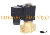 2 Way Direct Acting Water Air Latching Brass Solenoid Valve 6V 12V 24V DC