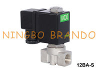 2/2 Way Latching Stainless Steel Solenoid Valve Water Air 6V 12V 24V DC