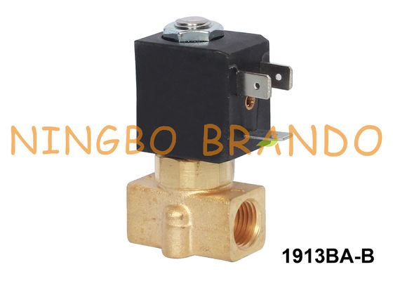 2 Way Direct Operated Water Air Brass Solenoid Valve Normally Closed