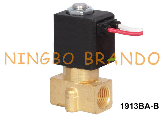 2/2 Way NC Water Air Small Brass Solenoid Valve Direct Acting 1/8'' 1/4''