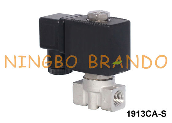 1/8'' Two Way Water Air Stainless Steel Solenoid Valve Direct Acting