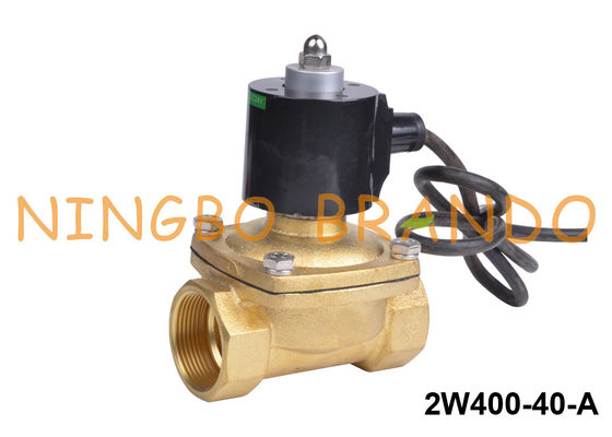 Fountain Waterproof IP68 Brass Solenoid Valve 1 1/2'' 12V 24V 110V 220V