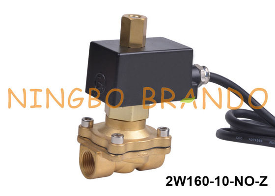 3/8'' Ex-Proof Water Brass Solenoid Valve 2 Way Normally Open 24V 220V