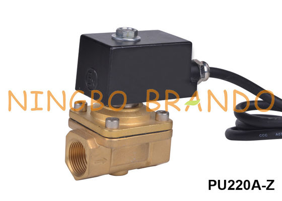 Explosion Proof 2/2 Way Brass Solenoid Valve PU220 24V DC 110V 220V AC