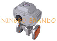 Electric Actuator Two Piece Flange Ball Valve 1'' DN25 Stainless Steel