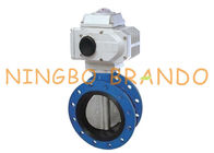 EPDM Seat Electric Actuator Double Flange Butterfly Valve 8'' DN200