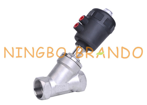 1.5'' Internal Thread Pneumatic Angle Seat Piston Valve DN40 PN25