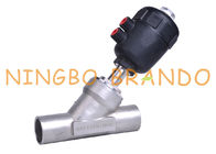 1.5'' DN40 PN16 Welding Pneumatic Angle Seat Valve Stainless Steel