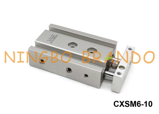 SMC Type CXSM6-10 Dual Rod Guided Pneumatic Air Cylinder