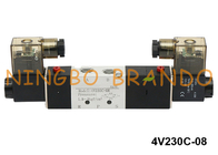 4V230C-08 Airtac Type 5/3 Way Pneumatic Solenoid Valve 24VDC 220VAC