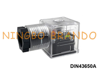 DIN43650A Solenoid Valve Coil Connector Transparent DIN 43650 Form A