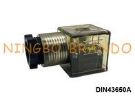 DIN43650A Solenoid Valve Coil Connector With LED DIN 43650 Type A