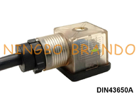 DIN 43650 Form A Solenoid Valve Coil Connector With Cable DIN 43650A