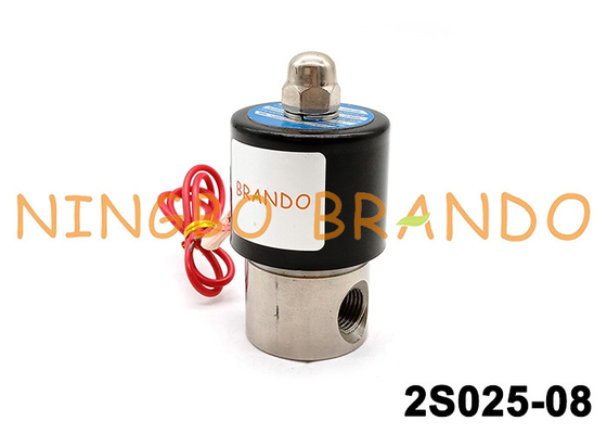 SUS-08 2S025-08 1/4'' Stainless Steel Water Solenoid Valve