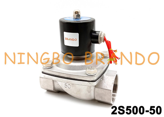 2S500-50 SUW-50 2'' Threaded Water Solenoid Valve 220 Volt